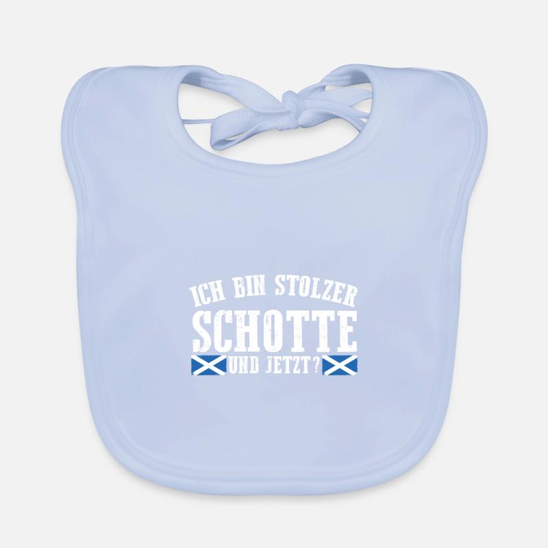 Scots Scottish Scotland Organic Baby Bibs