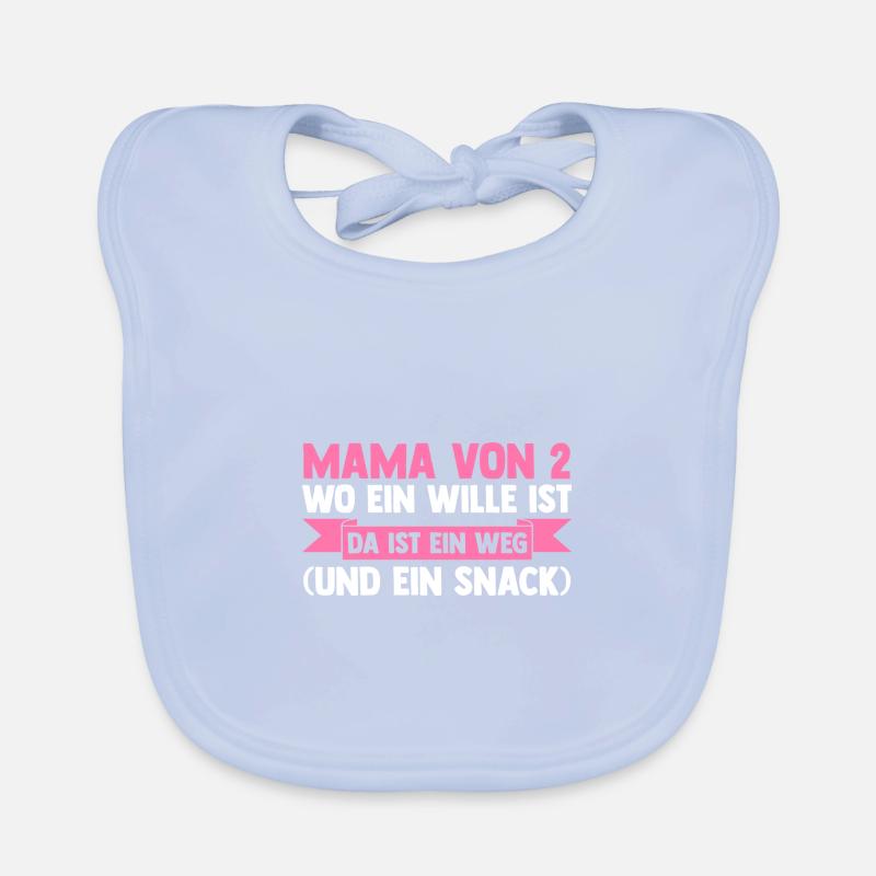 Maman de 2 enfants Bavoir bio Bébé