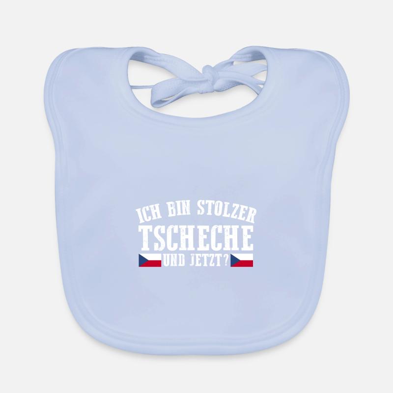 Tschechen Tschechisch Tschechien Baby Bio-Lätzchen
