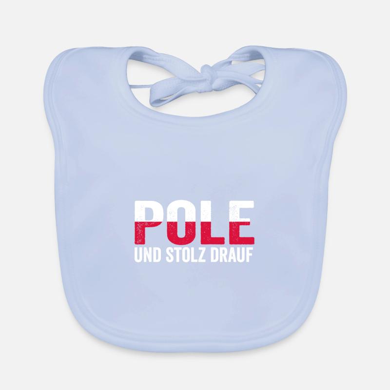 Pole Polnisch Polen Baby Bio-Lätzchen