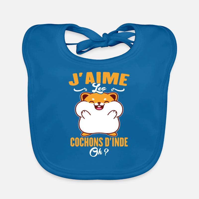 J'aime Les Cochons D'Inde Bavoir bio Bébé