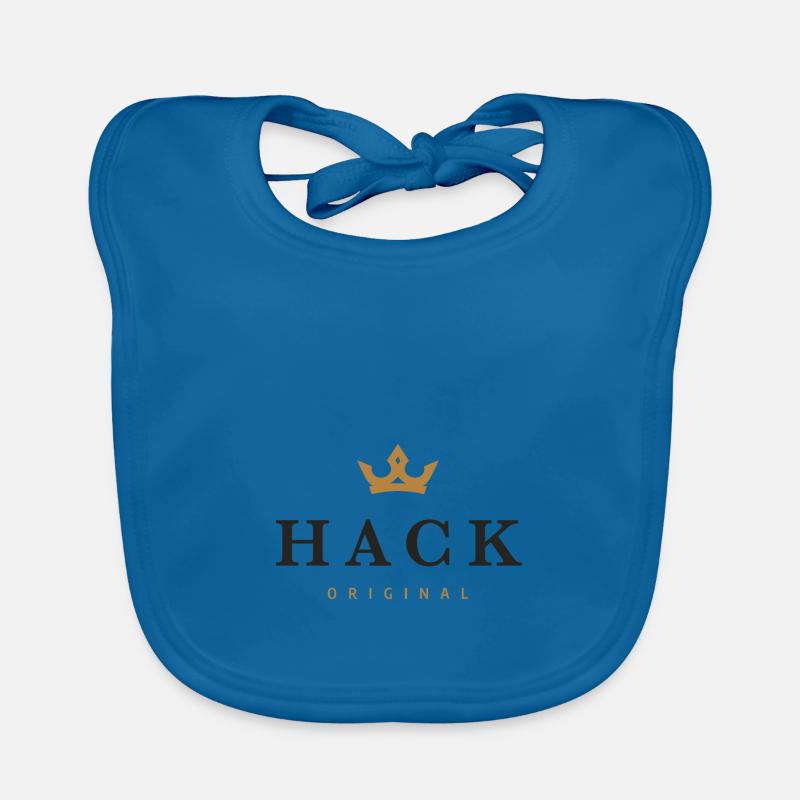Hack Original Family Logo Organic Baby Bibs