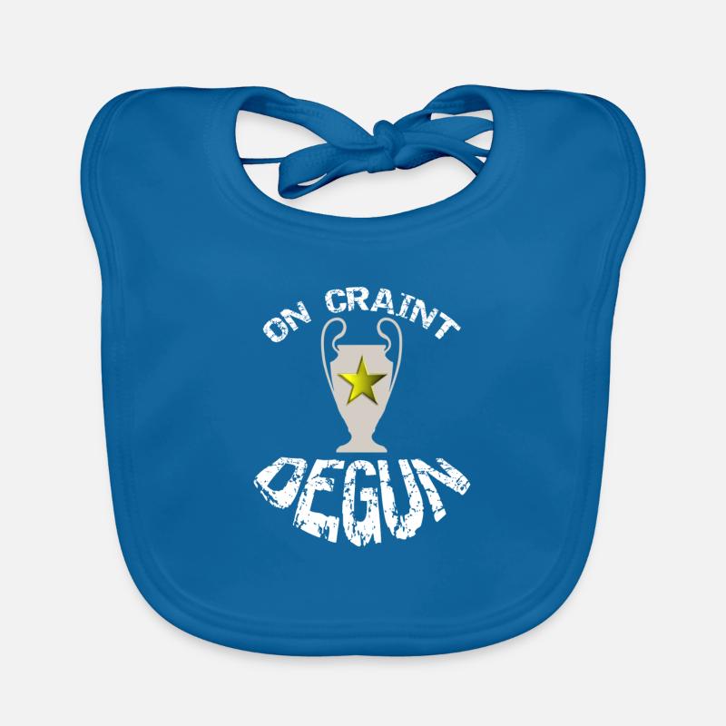 On Craign Degun LDC Marseille OM fun and funny Organic Baby Bibs
