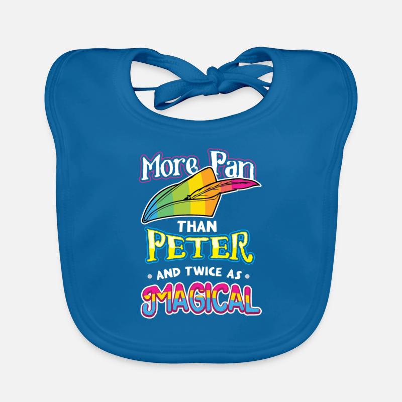 More Than Peter And Twice As Magical LGBT Gift Organic Baby Bibs