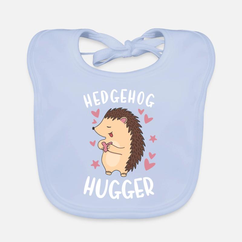 Hedgie Hérisson Hugger Hérisson Bavoir bio Bébé