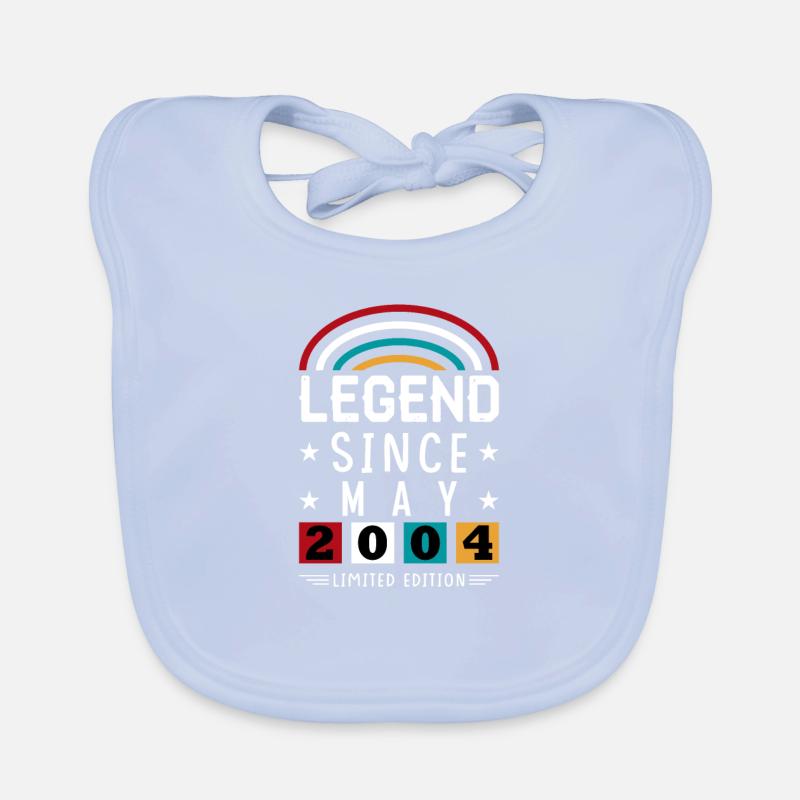 2004 Legend Since Geburtstag Geschenk Mai Baby Bio-Lätzchen