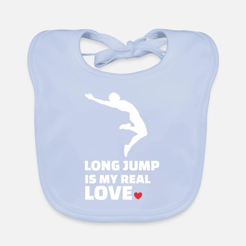 J’adore le saut en longueur Bavoir bio Bébé