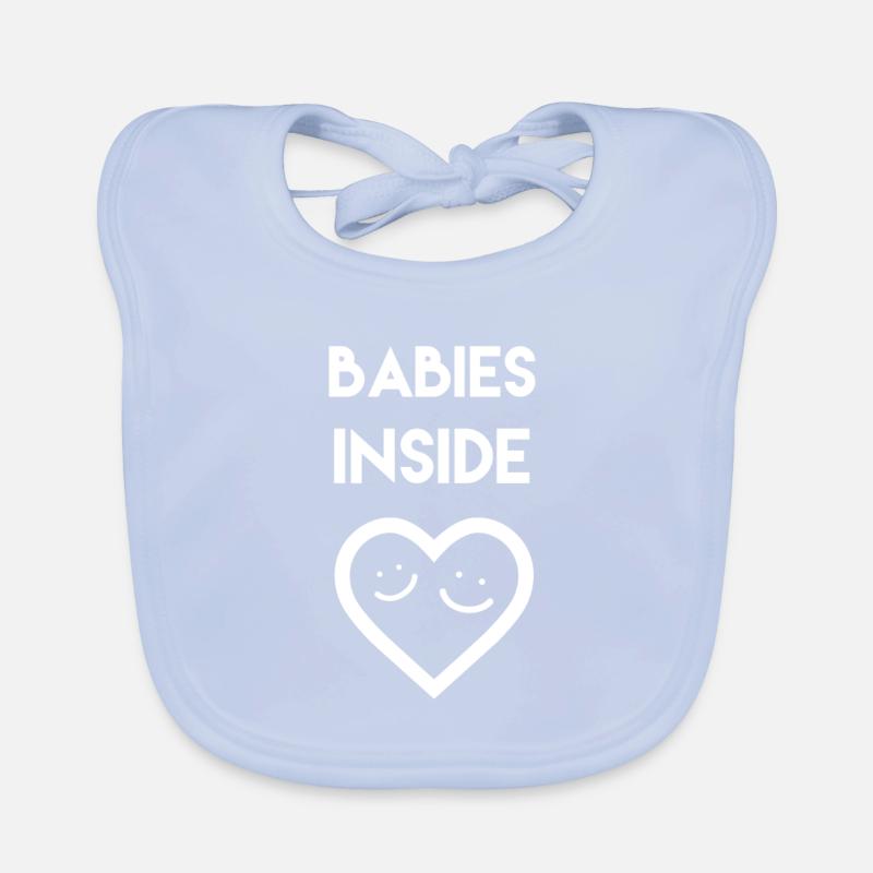 Babies Inside - Pour Twins Bavoir bio Bébé