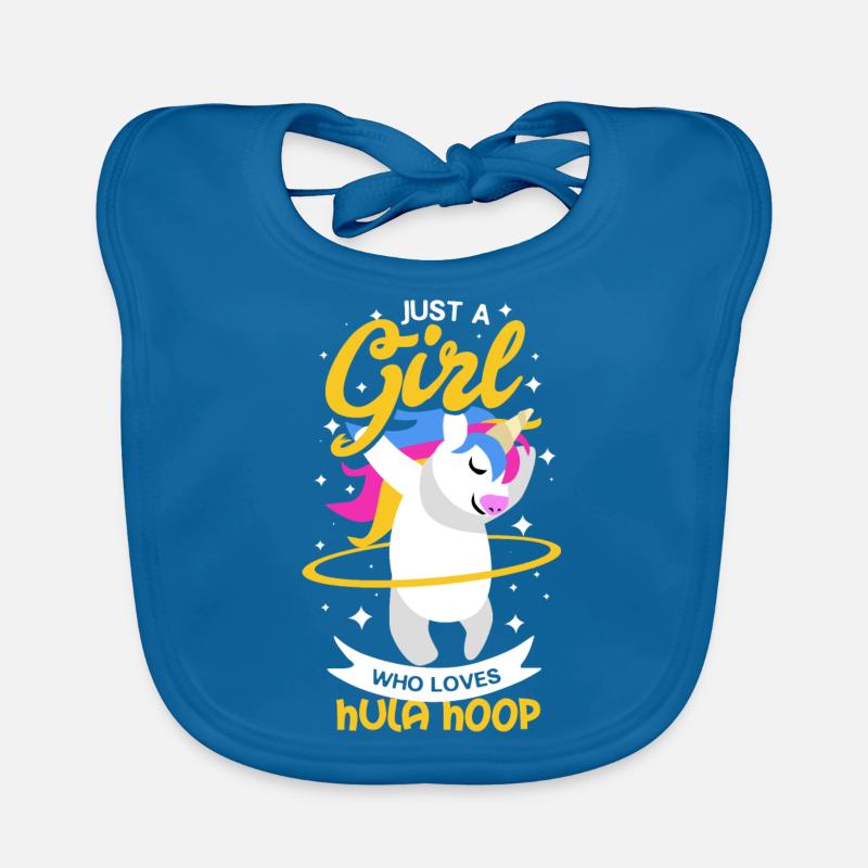 Hula Hoop Einhorn Baby Bio-Lätzchen