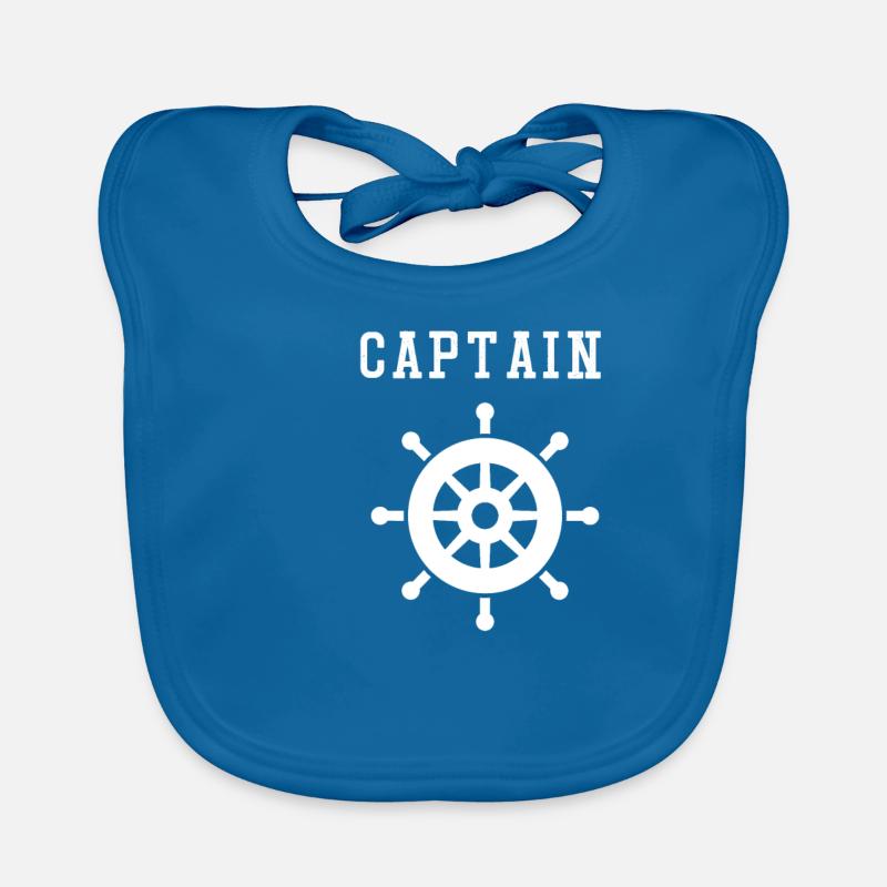 Conception maritime - capitaine Bavoir bio Bébé