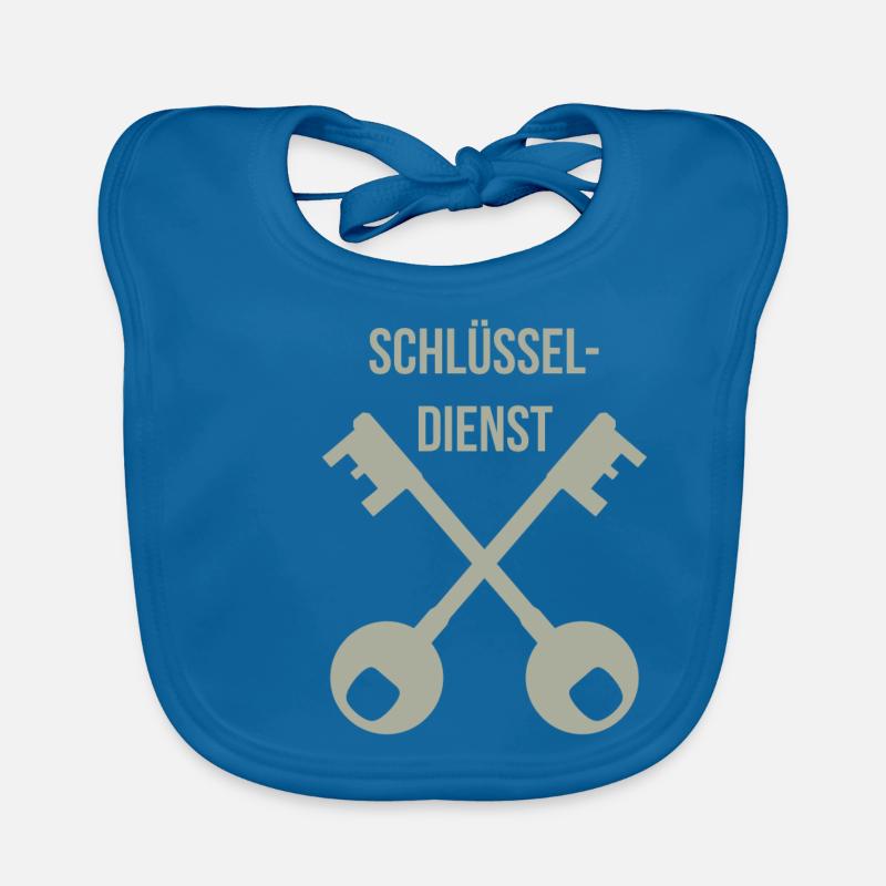 Locksmith, keys, gift idea Organic Baby Bibs