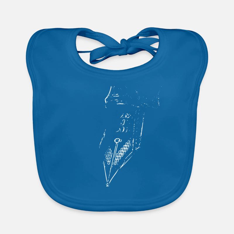 Filler / white / white / write Organic Baby Bibs