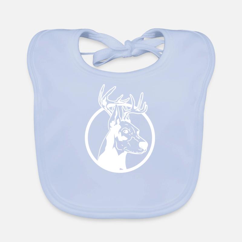 Weihnachts Dobermann Baby Bio-Lätzchen