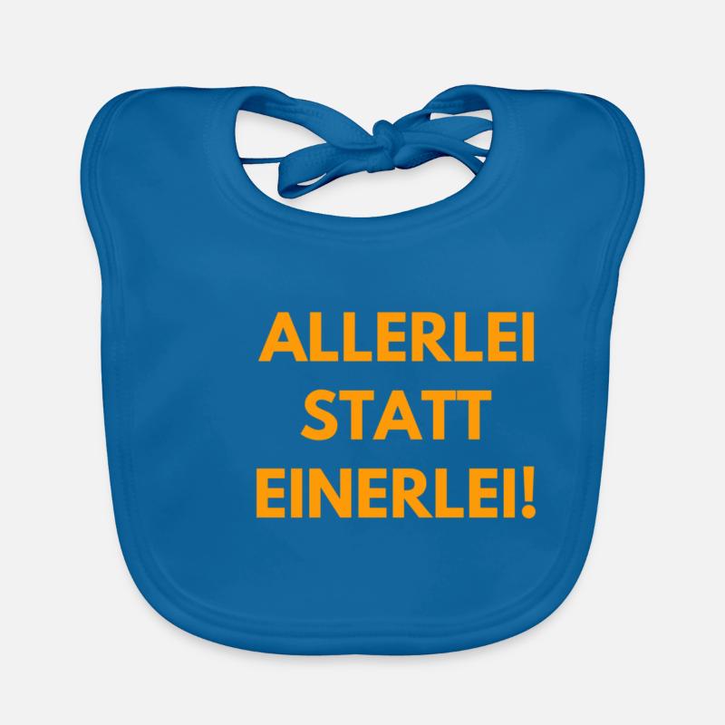 Vielfalt statt Einfalt Baby Bio-Lätzchen