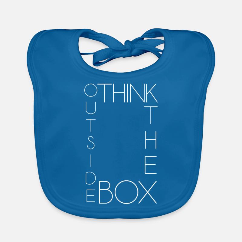 Think outside the Box pense hors de la boîte Bavoir bio Bébé