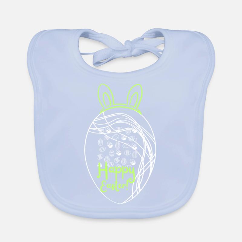 Easter egg Organic Baby Bibs
