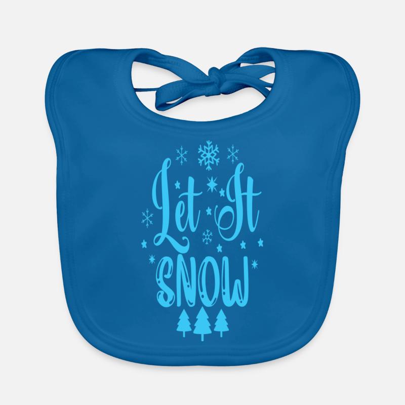 Let it Snow Baby Bio-Lätzchen