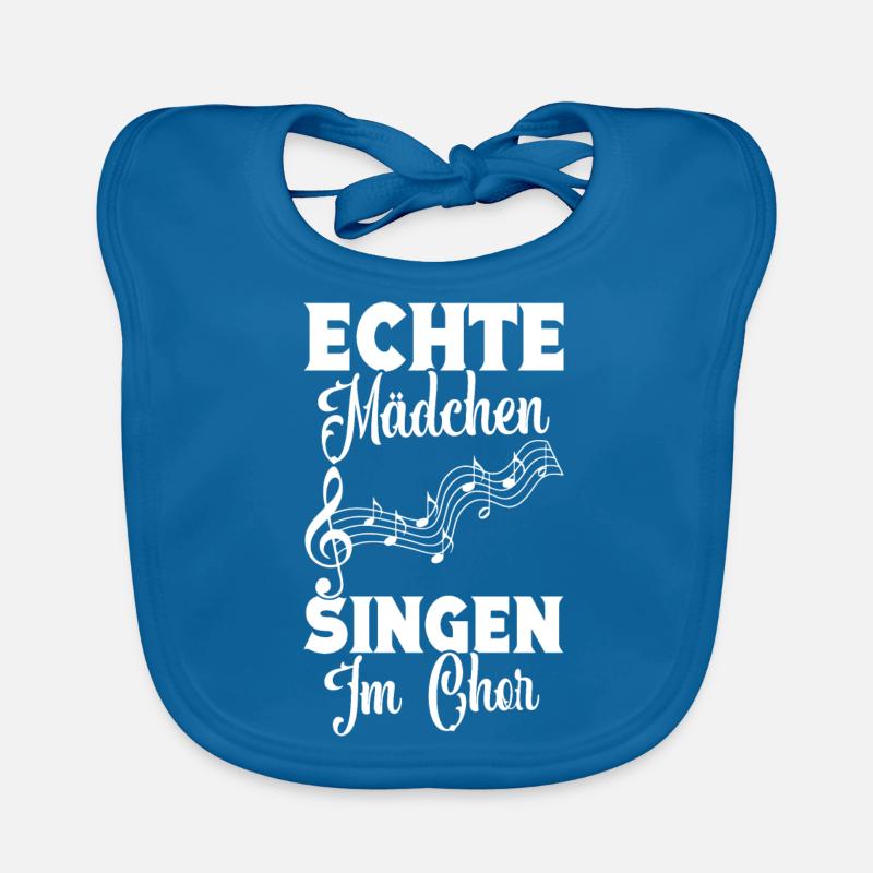 Chorsänger Bass Singen Dirigent Musiker Chorleiter Baby Bio-Lätzchen