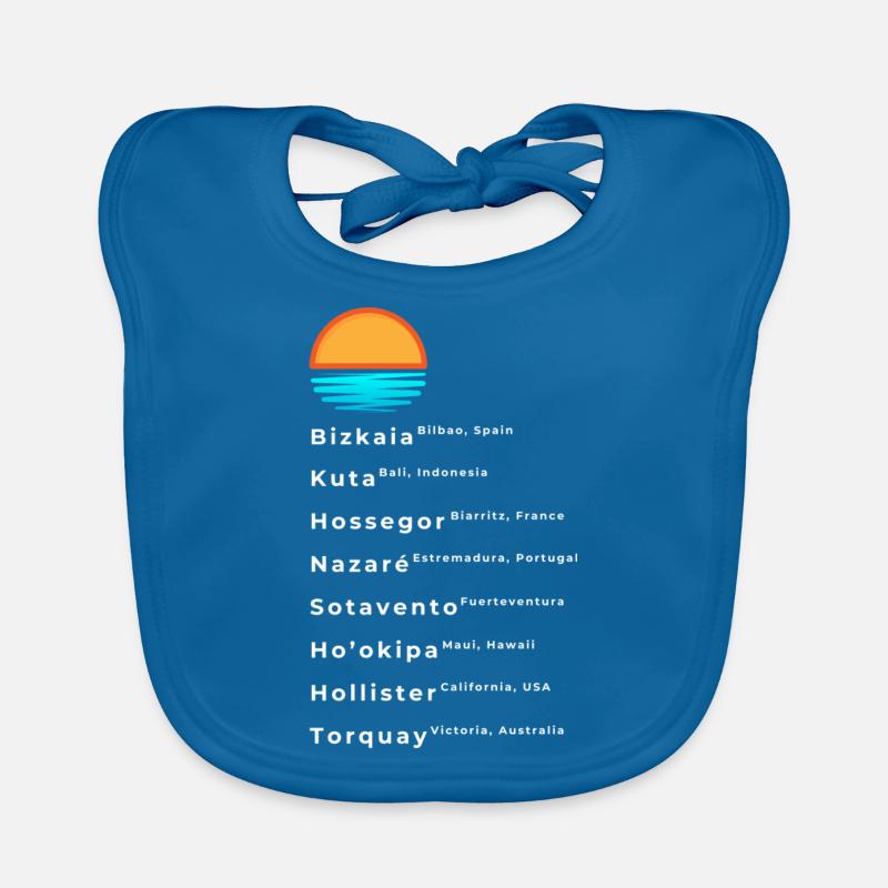 Bekannte Surf Spots Liste Baby Bio-Lätzchen