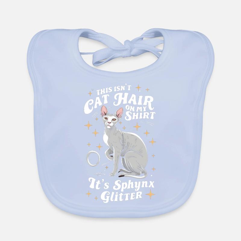 Katze Sphynx Geschenk Baby Bio-Lätzchen