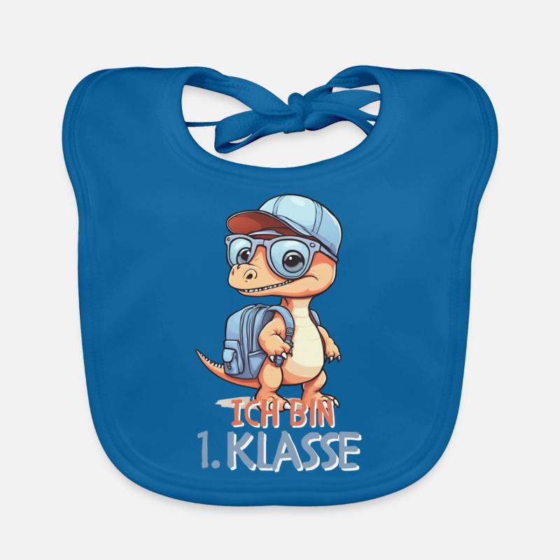 I'm 1st class. First-class elementary school student Organic Baby Bibs