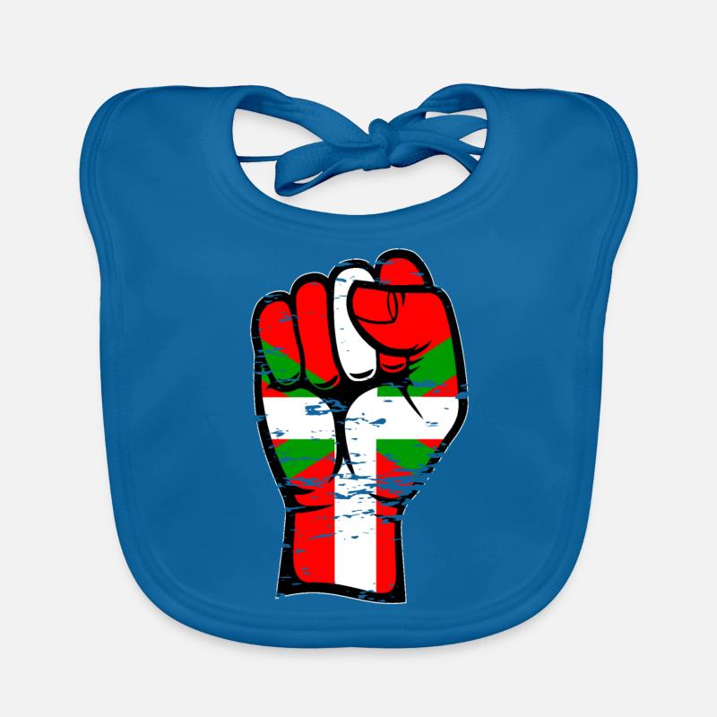 Poing de drapeau basque utilisé Bavoir bio Bébé