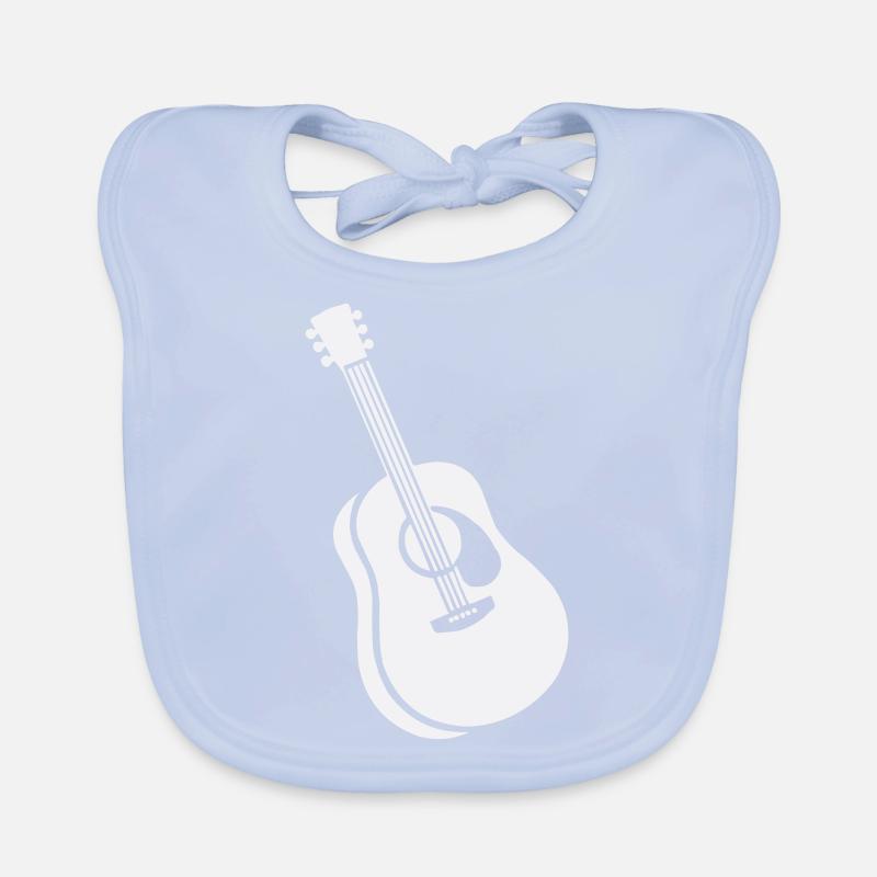 guitare Bavoir bio Bébé