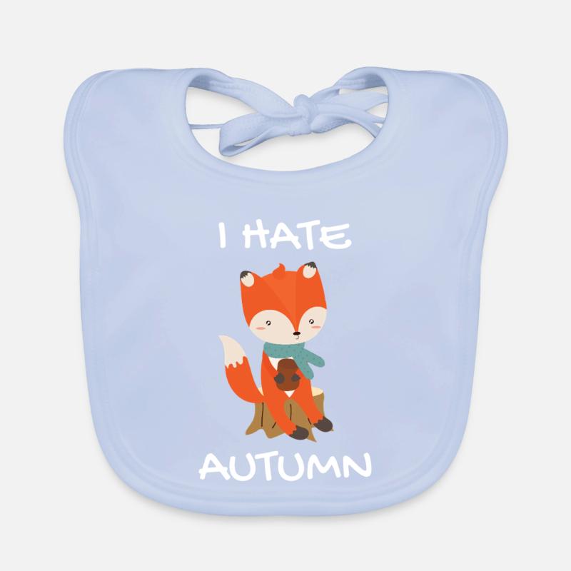Ich Hasse Herbst Fuchs Baby Bio-Lätzchen