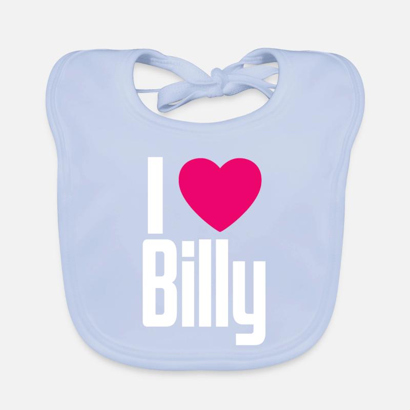 J’aime Billy Coeur Rose J’aime Billy Bavoir bio Bébé