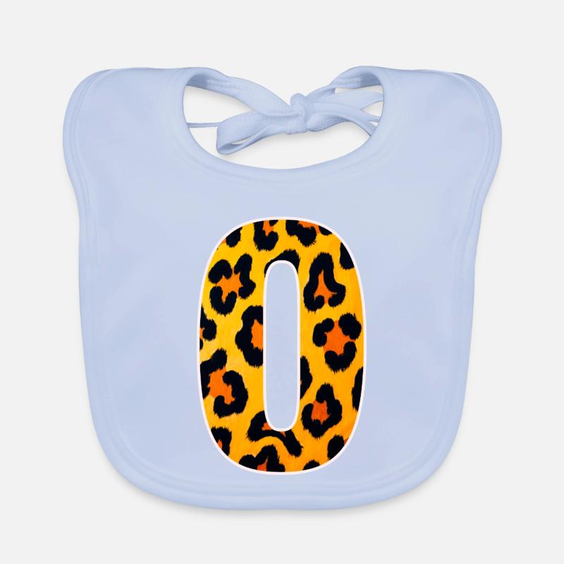 Leopard Zero Print Bavoir bio Bébé