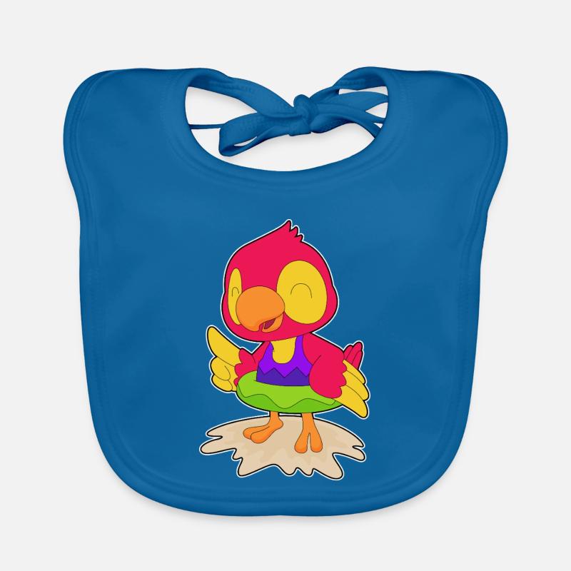 Été de la baignée de baignée de Parrot Beach Bavoir bio Bébé