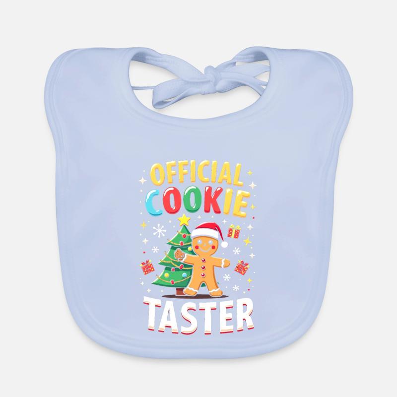Official Cookie Button Organic Baby Bibs