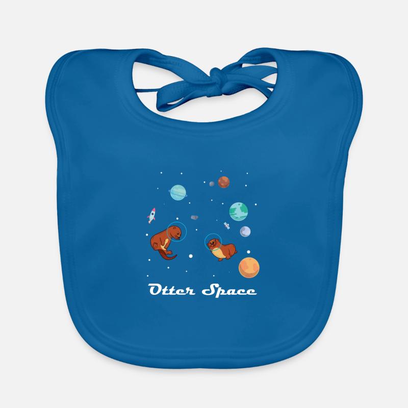 Chemise Otter Space pour les explorateurs de l’espace Bavoir bio Bébé