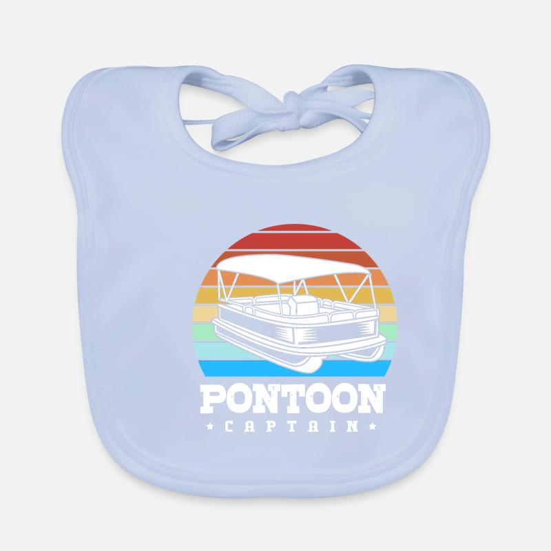 Pontonboot Boot Boote Baby Bio-Lätzchen