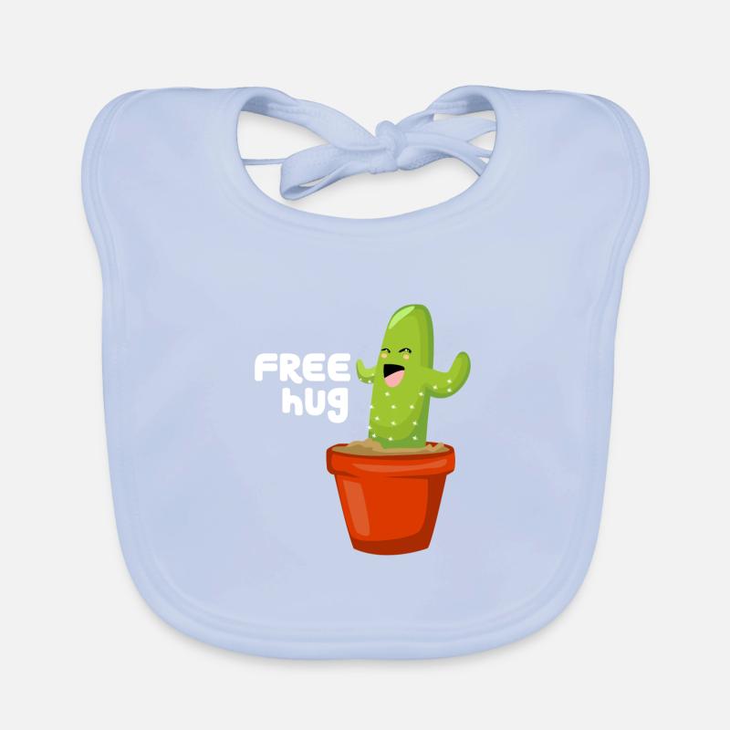 Cactus Hug Organic Baby Bibs