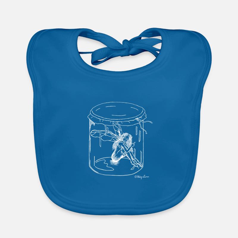Elfes dans le verre (merch de sang d’argent) Bavoir bio Bébé