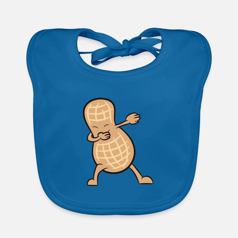 Peanut - Dab, dabbing, dancing Organic Baby Bibs