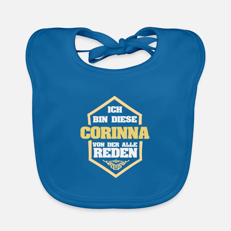 Corinna as a nickname Organic Baby Bibs