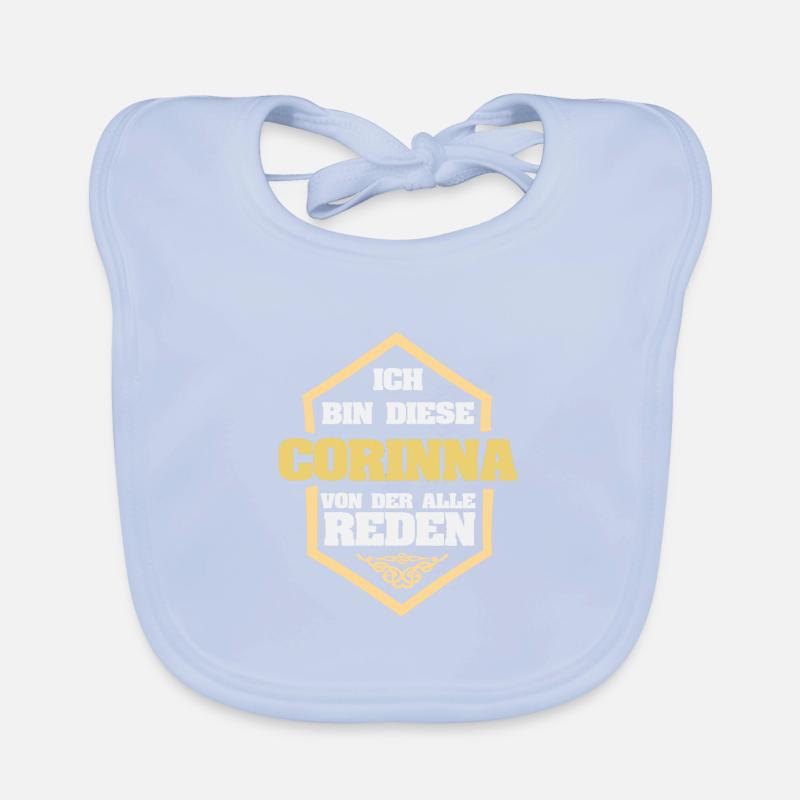 Corinna as a nickname Organic Baby Bibs