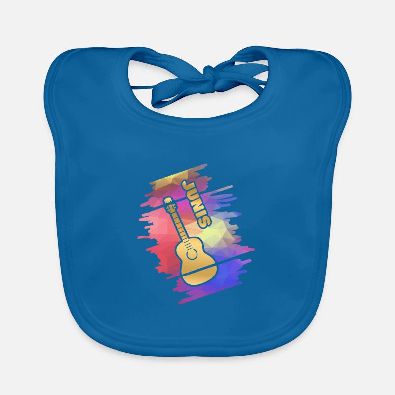 Guitar Junis Organic Baby Bibs