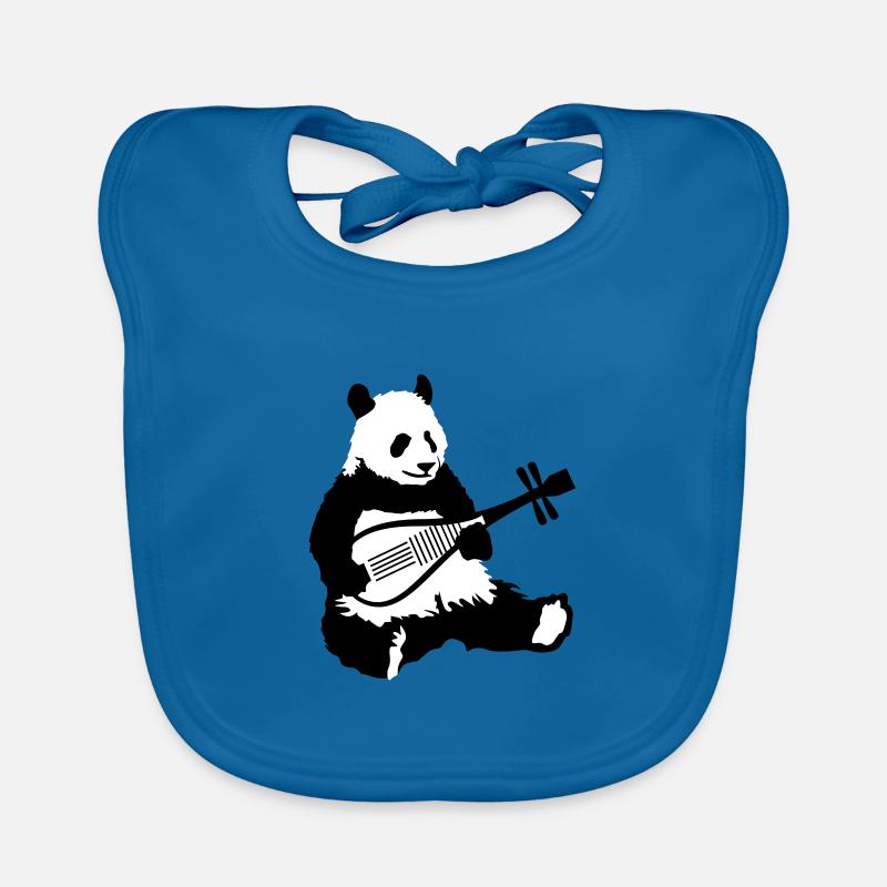 Music Panda Baby Bio-Lätzchen
