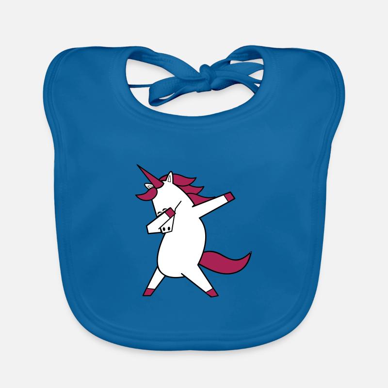 tamponner la licorne Bavoir bio Bébé