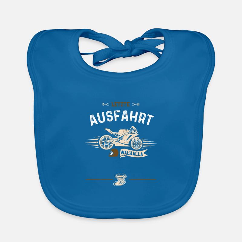 Letzte Ausfahrt Walhalla Baby Bio-Lätzchen