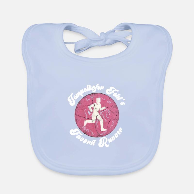 Tempelhofer Feld Runner Jogger Läufer Baby Bio-Lätzchen