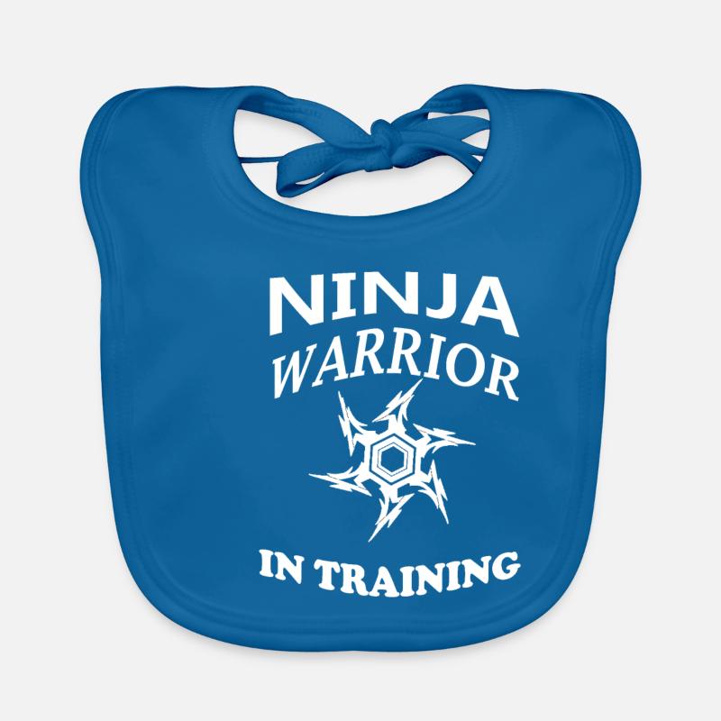 Ninja Warrior in training Baby Bio-Lätzchen