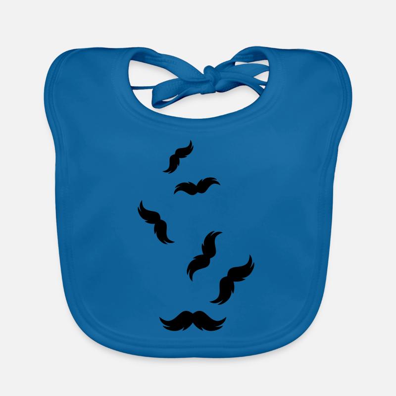 Mustache symbol Organic Baby Bibs