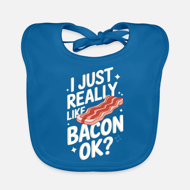 Bacon Frühstück Speck Baby Bio-Lätzchen