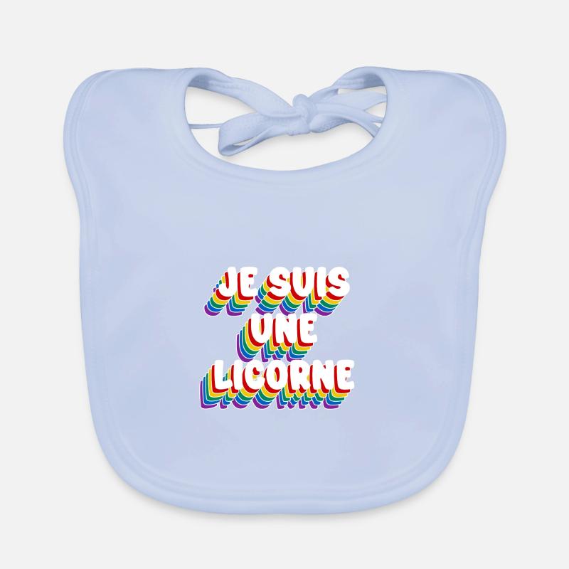 ICH BIN EIN EINHORN Baby Bio-Lätzchen