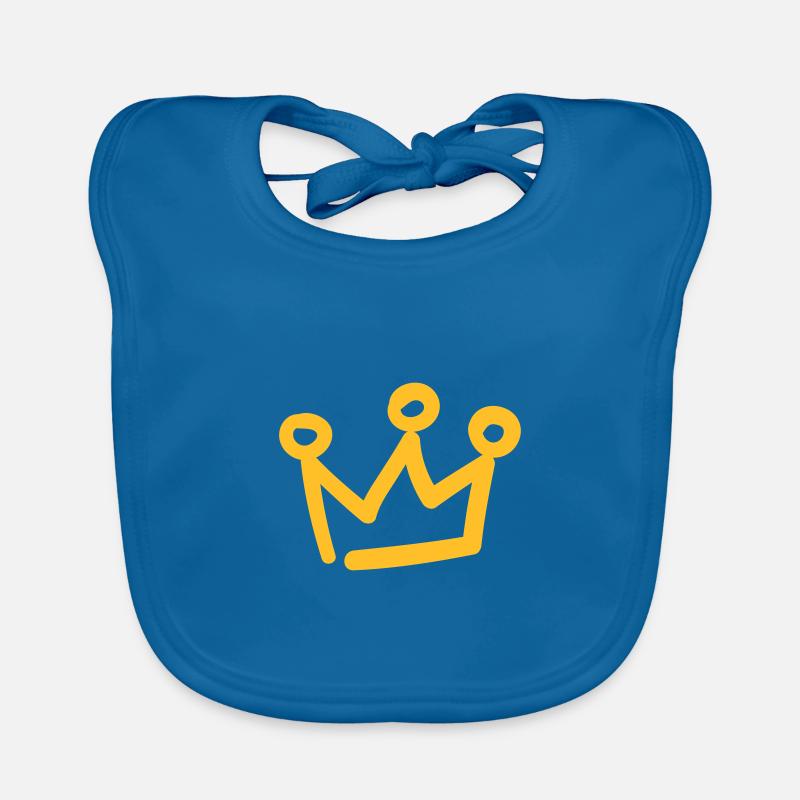 Couronne dessiné Bavoir bio Bébé