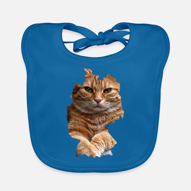 Chat, Chats Bavoir bio Bébé